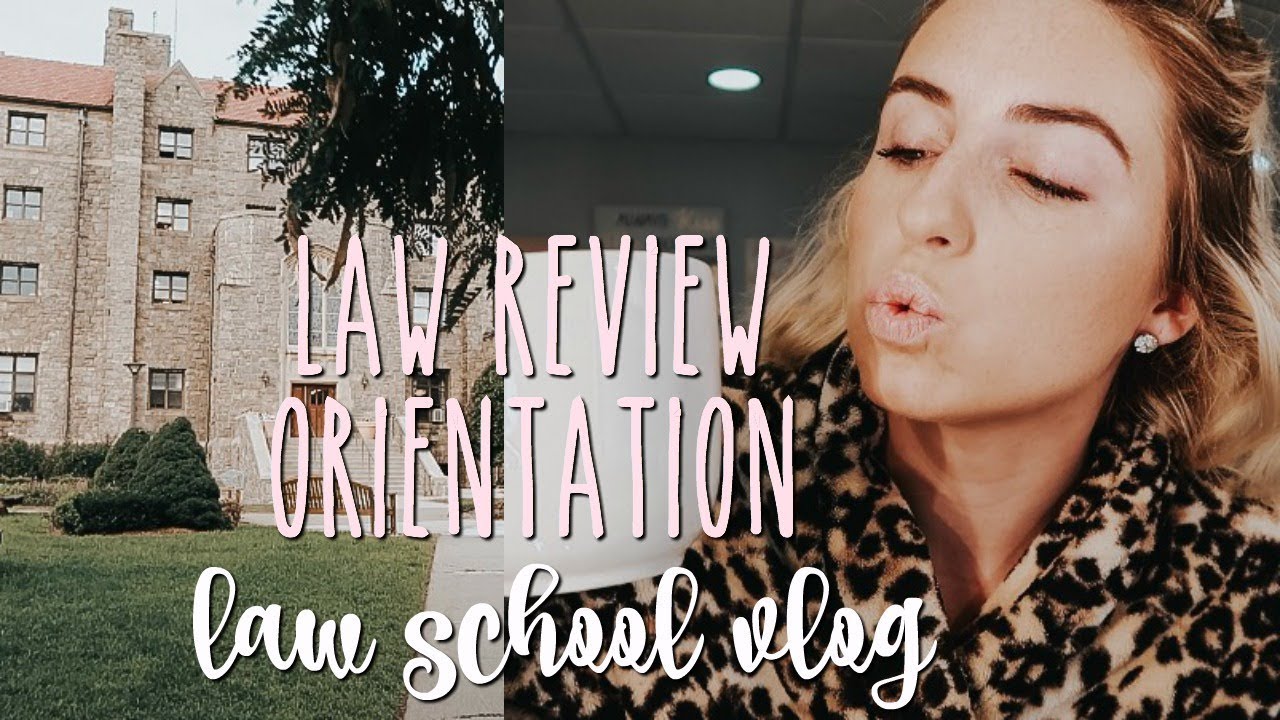 Law Review Orientation | Law School Vlog - YouTube