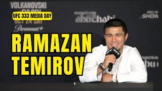Ramazan Temirov: 'I don't care who they put in front of me' | UFC 333 Media Day