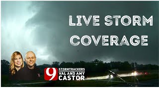 4/25/26 Tracking the Tornado Watch across OK/TX