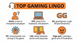 10 Essential Gaming Words Every Gamer Should Know | Gaming Vocabulary for English Learners