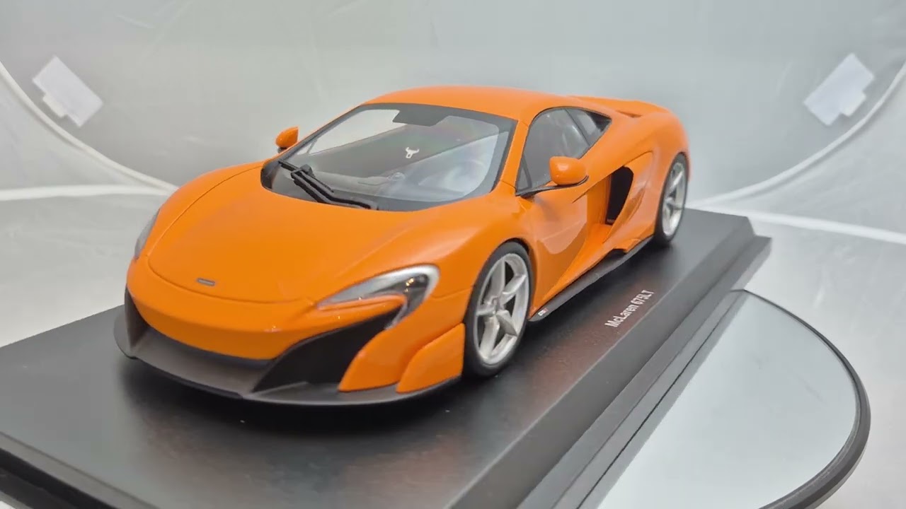 Kyosho Ousia McLaren 675LT Orange Sealed Body - YouTube