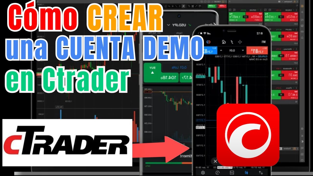 📈 Cómo CREAR una CUENTA DEMO en cTrader (Gratis e Ilimitada 2026) Paso ...