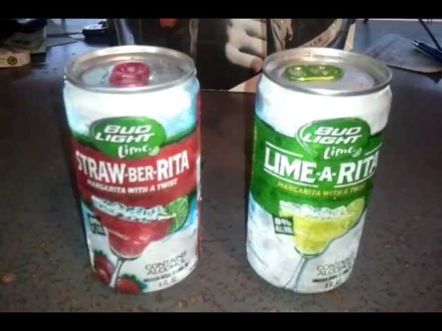 Bud Light Lime Straw Ber Rita Vs A