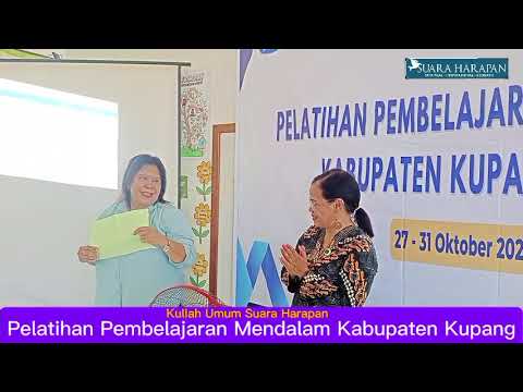 Kupang Regency In-depth Learning Training [Suara Harapan Public Lecture]