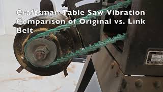 Craftsman Table Saw Nickel Test with 