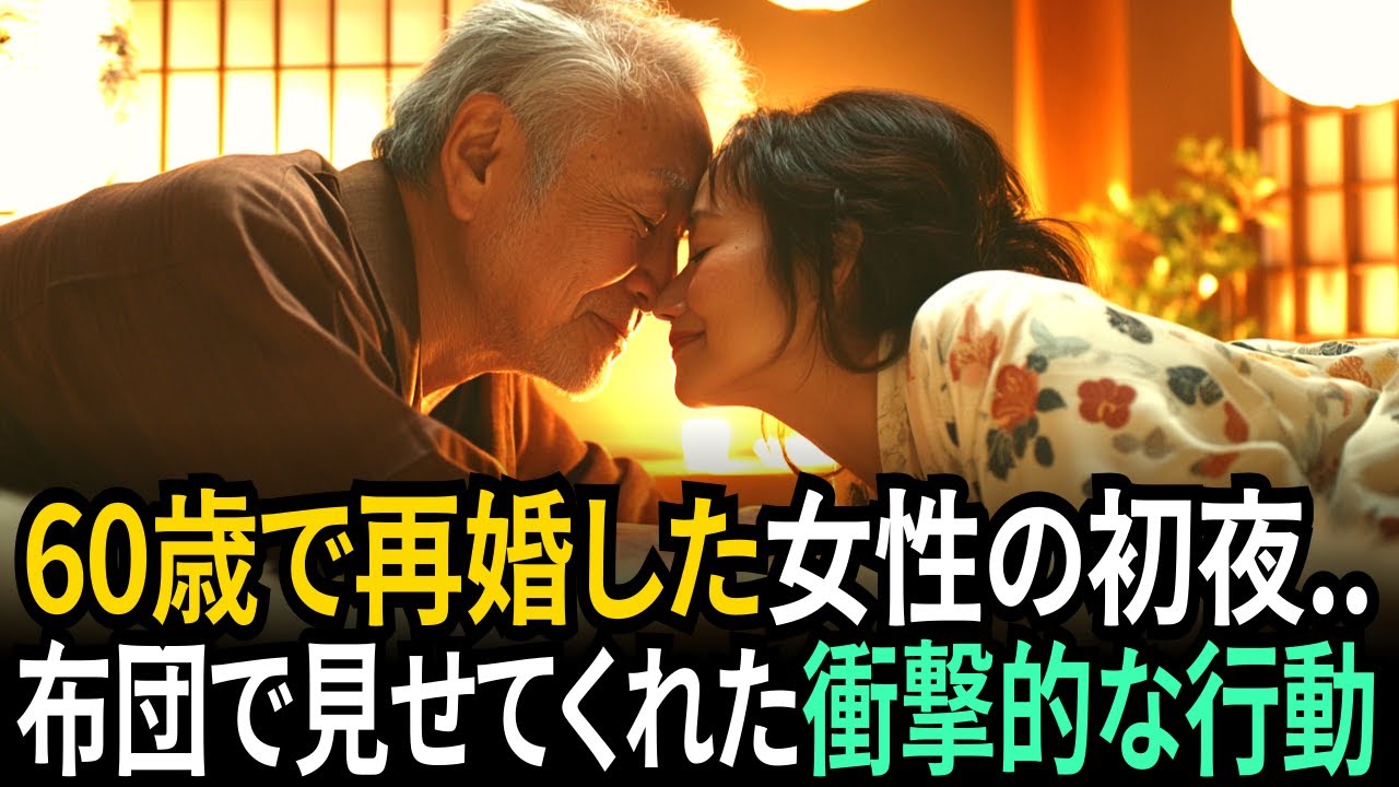 Outline Video 60代再婚夫婦の初夜の性関係..どんな感じでしょうか? 彼女が布団で見せた衝撃的な行動!