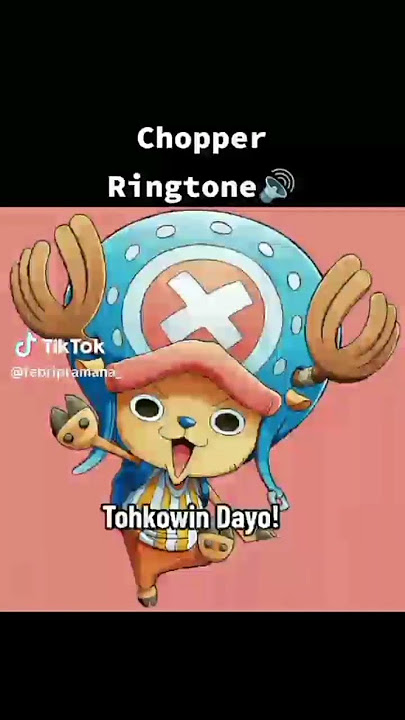 best ringtone 😎❤️ #chopper #onepiece #anime #animeedit #onepiece #zoro #luffy #gear5