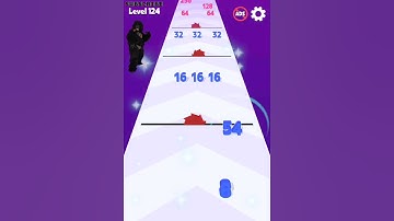 Rank up number master evolution run 🚨 124 #shorts #numbermaster #numberrun #funnyvideo #kanchan087