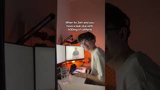 When you have an assignment due and its 3am #computerscience #university #college #collegelife