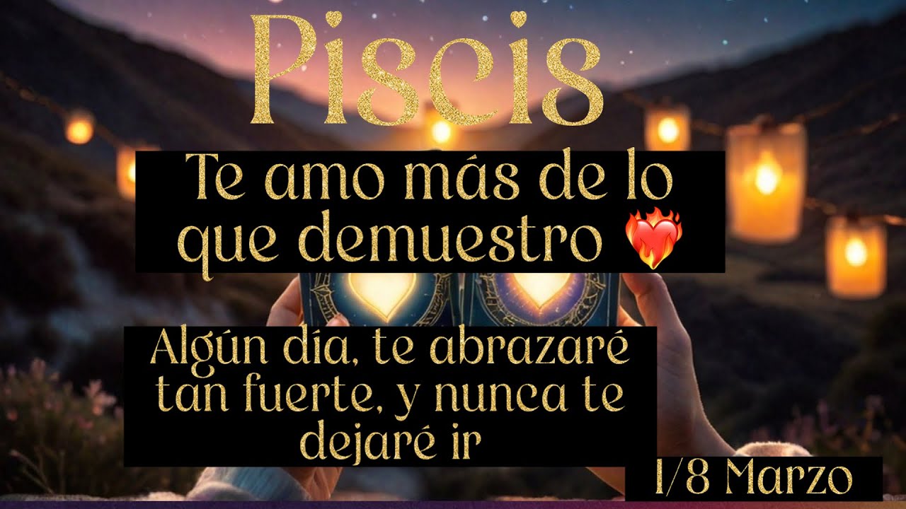 Piscis ♓ Cuando vuelva a abrazarte… no te soltaré🫂😱🥰💥