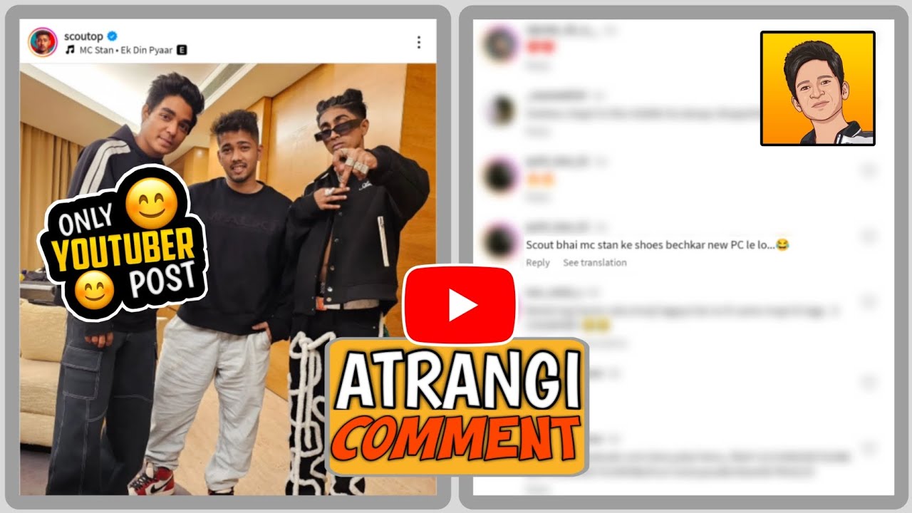 Postmartam Atrangi Comment 😂😂 @officialscoutop and @MCSTANOFFICIAL666 || Post ka ...