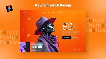 Futuristic Fashion E-Commerce Website UI Design: Advanced Figma Tutorial