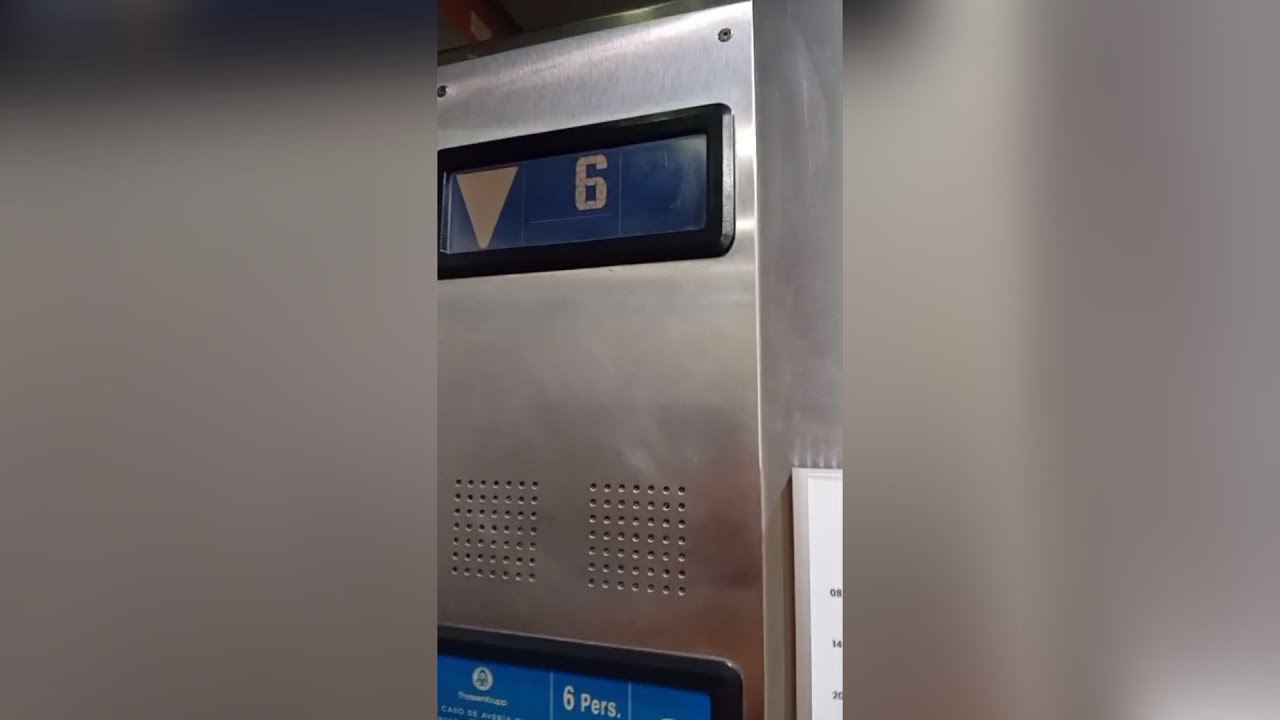 ThyssenKrupp Synergy 200 Ascensor Tracción @ Residencia Jorge Juan, Alicante, España