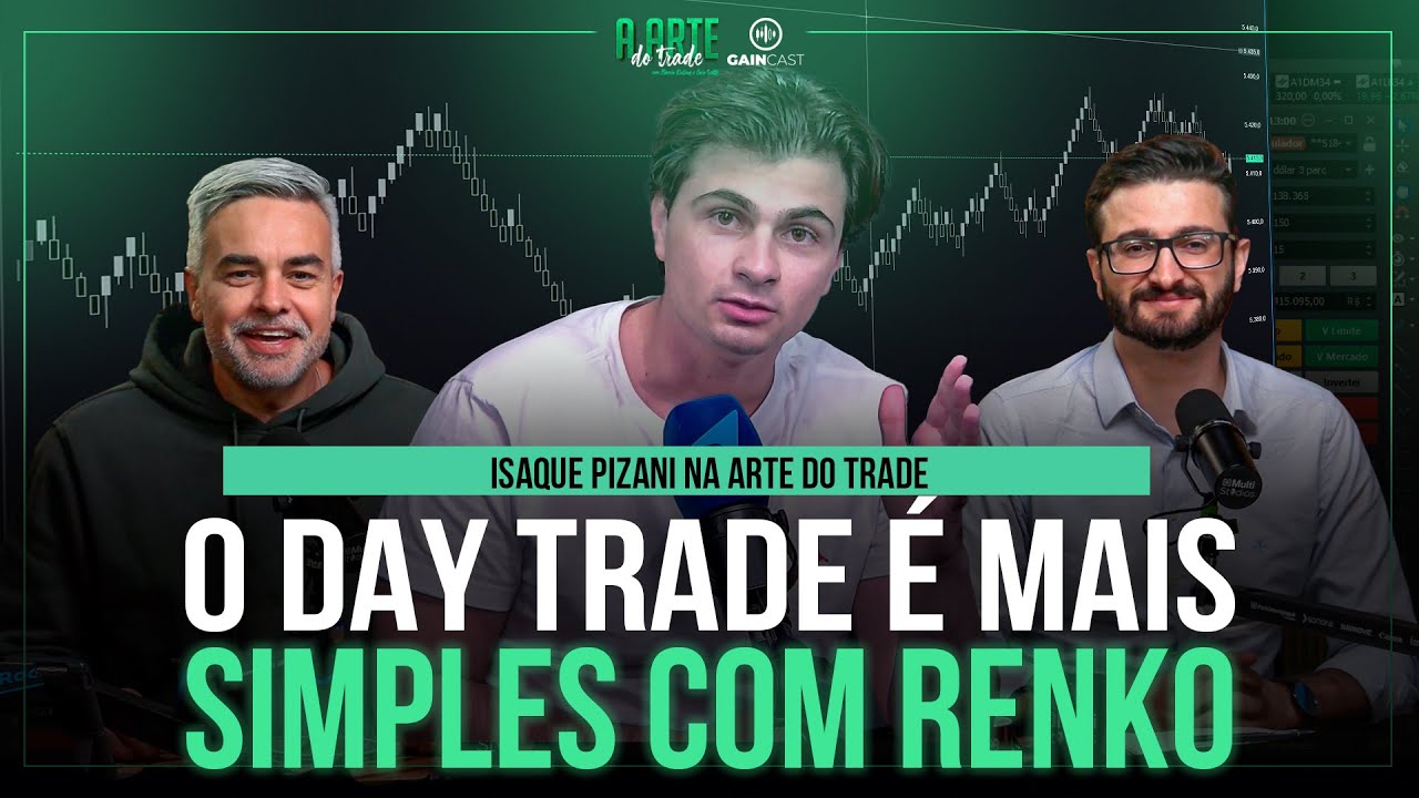 O DAY TRADE É MAIS SIMPLES COM RENKO | A Arte do Trade com Isaque Pizani