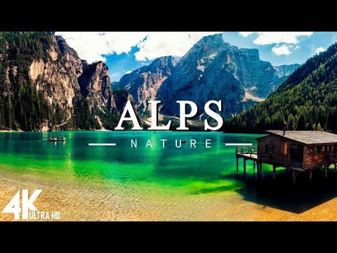 FLYING OVER THE ALPS (4K UHD) - Relaxing Music Along With Beautiful Nature Videos(4K Video Ultra HD)