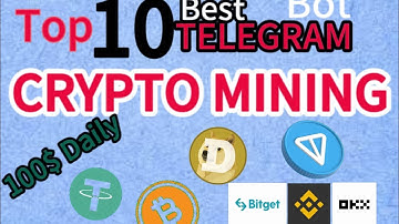 Top 10 Best TELEGRAM Bot CRYPTO MINING | EARN BITCOIN
