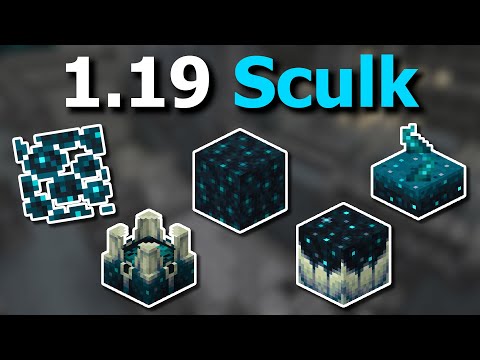 Everything About The New SCULK BLOCKS in Minecraft 1.19 | Shrieker, Sensor, Catalyst, Vein, Block