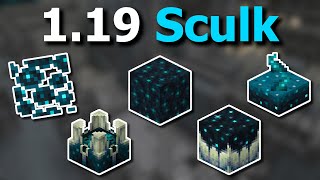 Everything About The New SCULK BLOCKS in Minecraft 1.19 | Shrieker, Sensor, Catalyst, Vein, Block