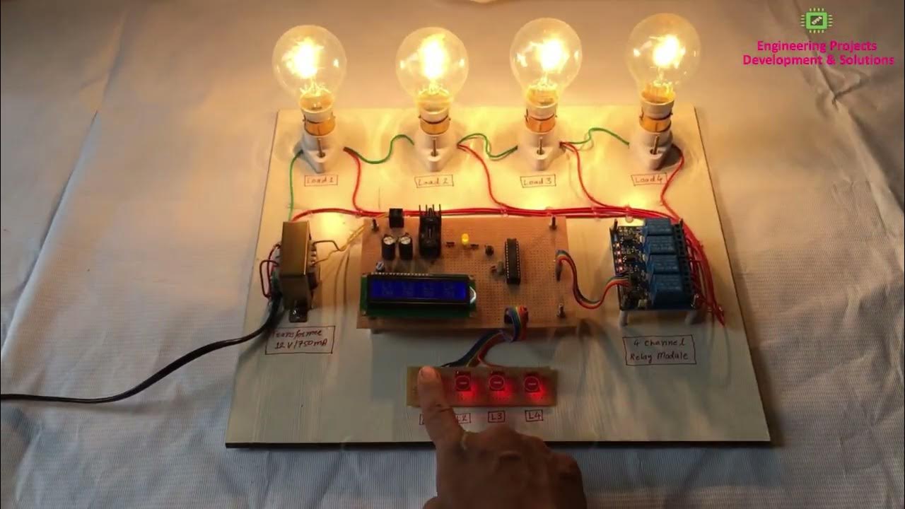 Electrical Loads Switching Using Touch Sensors Embedded Projects