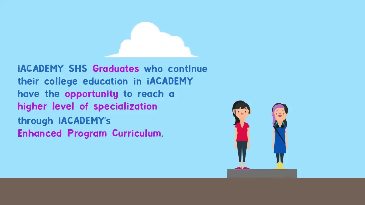 The iACADEMY Enhanced Program for Senior High School Graduates