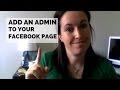 How to Add an Admin to Your Facebook page