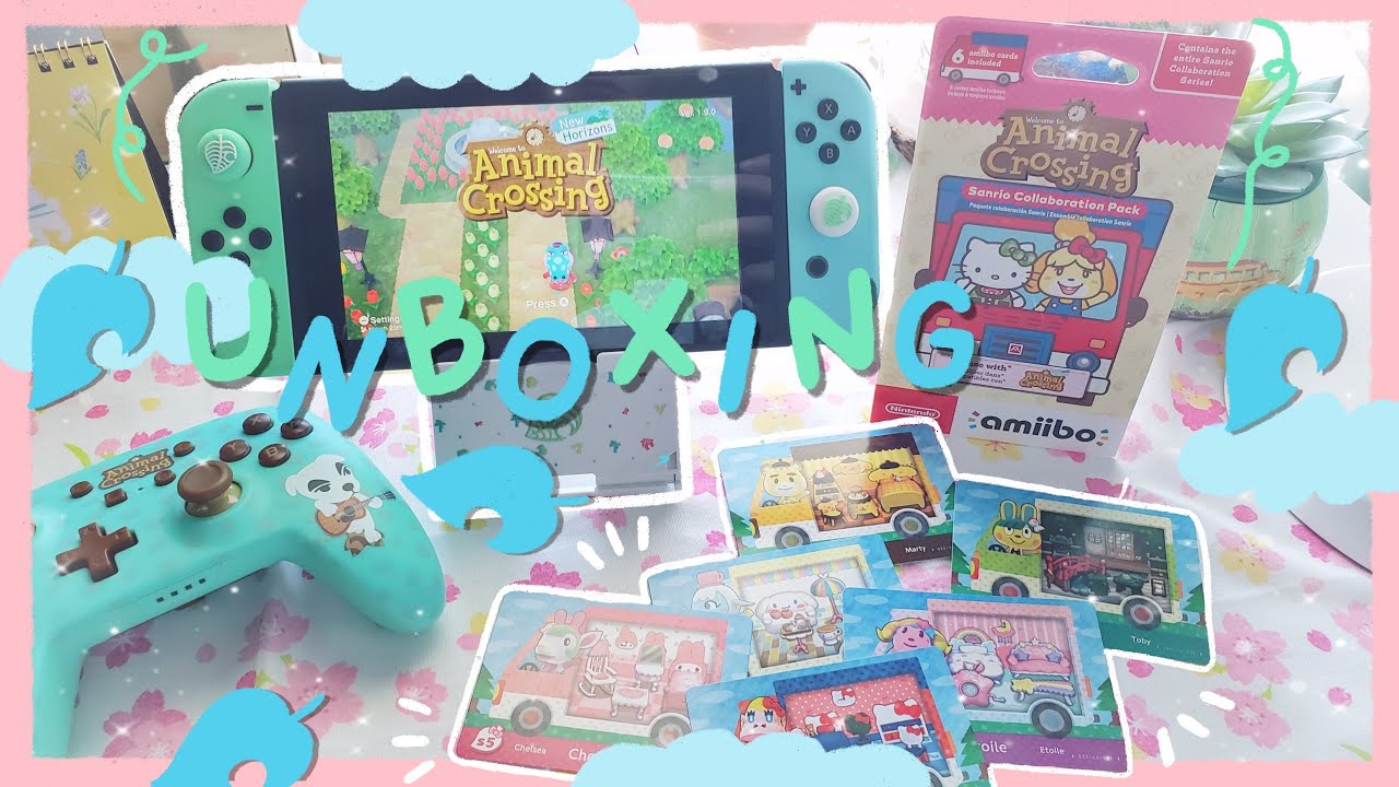 Animal Crossing Sanrio Amiibo Cards Unboxing