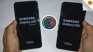 Samsung Galaxy M10 vs Samsung Galaxy A10 Speed Test!