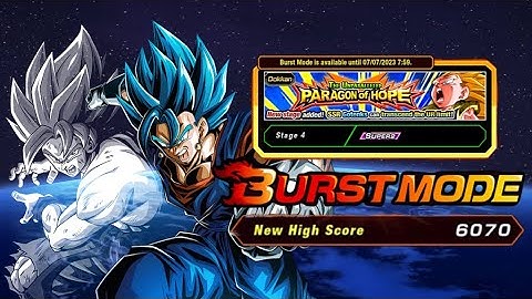 HOW TO GET 6000 BURST MODE SCORE USING TIME LIMIT: SUPER SAIYAN 3 GOTENKS EVENT: DBZ DOKKAN BATTLE