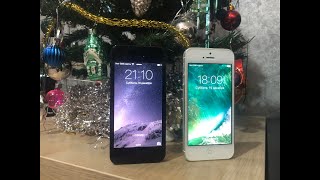 Небольшой обзор-сравнение двух Apple iPhone 5 на iOS 8.4.1 и iOS 10.3.4