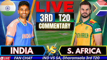 🔴LIVE: IND vs SA Live, 3rd T20 | India vs South Africa| India Batting | Live Cricket Match Today