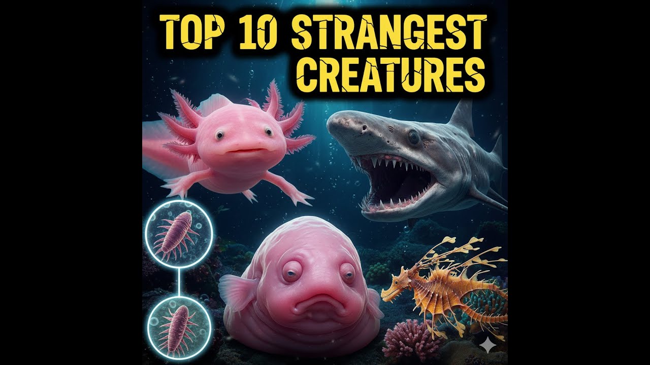 Strangest Top 10 Strangest Creatures Ever Discovered 🐉 #viral #video - YouTube