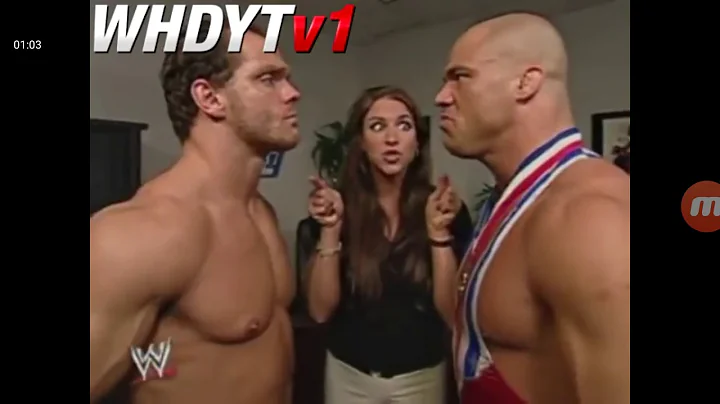 Stephanie McMahon, chris benoit, and Kurt angle segment