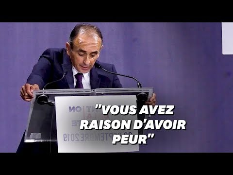 eric zemmour affiche sa peur face a l extermination de l homme blanc heterosexuel youtube