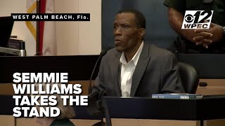 Semmie Williams takes the stand in murder trial of 14-year-old Ryan Rogers