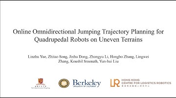 Online Omnidirectional Jumping Trajectory Planning for Quadrupedal Robots on Uneven Terrains
