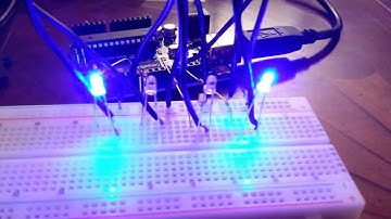 Arduino 4 led display