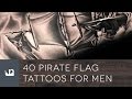 40 pirate flag tattoos for men