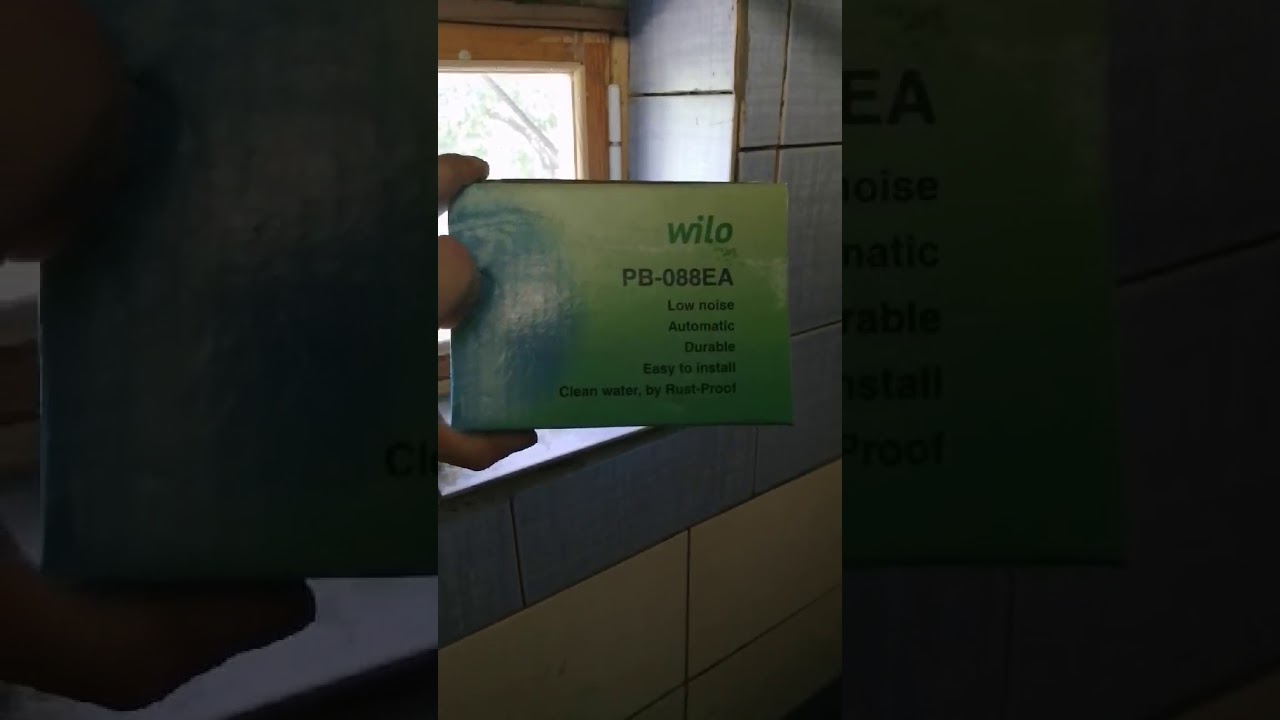 Насос wilo pb-088 ea краткий обзор - YouTube