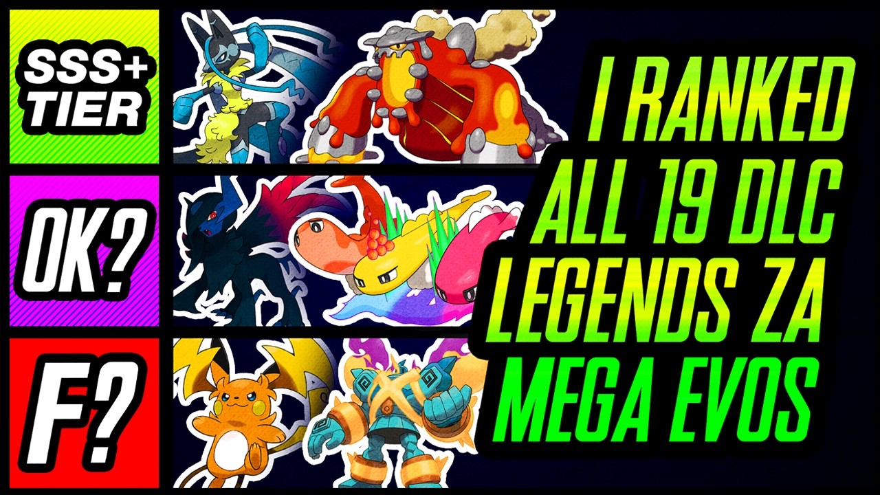 I Ranked ALL 19 Legends ZA DLC Mega Evolution Pokemon! | Mr1upz