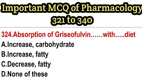 Important MCQ of pharmacology#pharmacistexampreparation#gpat#niper#di#mppeb#hssc#osssc#esic#rrb#dmer