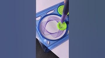 How many rotation did the pen make in total??? #spirograph #shortvideos #viralshorts #okeyornot #try