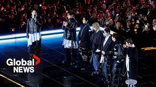 BTS makes comeback as K-pop group reunites in Seoul after military service