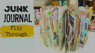 CURRENT JUNK JOURNAL FLIP THROUGH | Creative Journaling Ideas