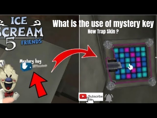Secret of Mystery Key in Ice Scream 5  How to use Mystery key in Ice  Scream 5 