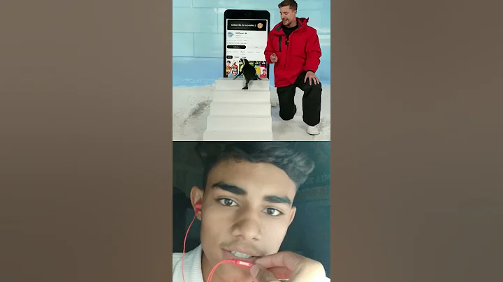 Can I Teach a Penguin To Subscribe mrbeast #shorts #viral #mrbeast