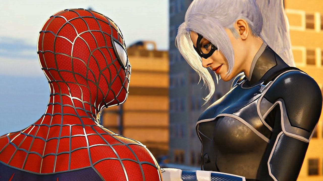 Spider-Man PS4 - Black Cat Saves Spiderman (Black Cat Return) Silver Lining...