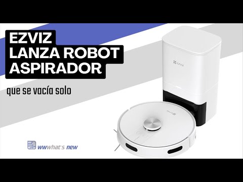 EZVIZ RE4 PLUS, el nuevo robot aspirador con vaciado automático