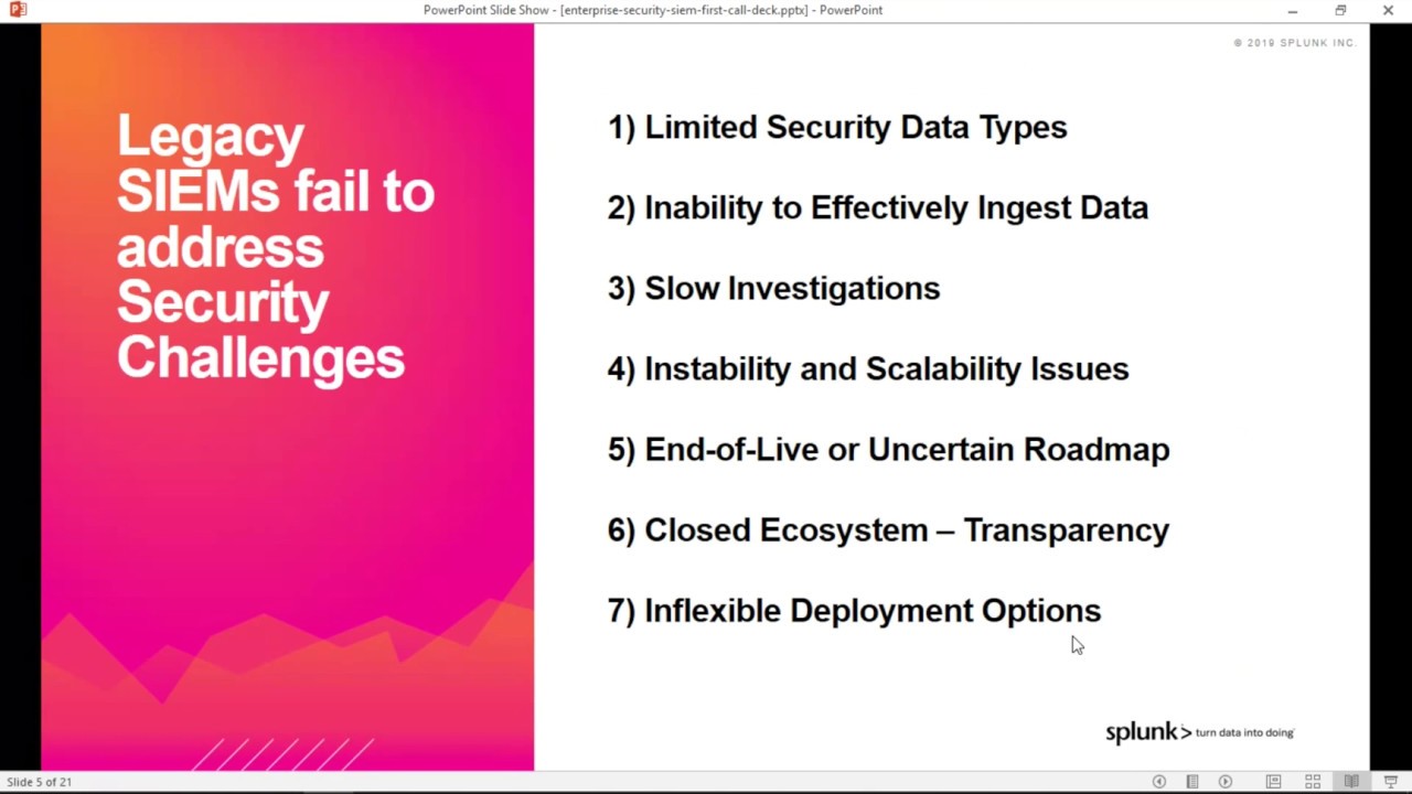 Redington & Splunk Webinar - Splunk Enterprise Security overview - 28th ...