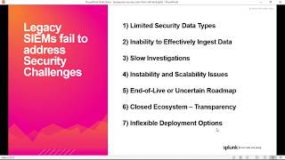 Redington & Splunk Webinar  - Splunk Enterprise Security overview - 28th June 2020