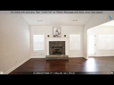 41 Brasstown Ct, Dallas, GA home video tour
